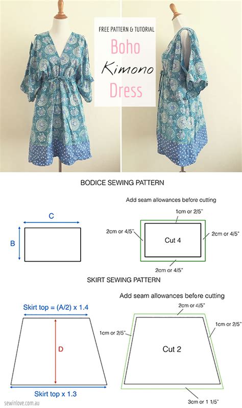 kimono dress pattern sewing|free printable kimono pattern.